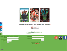 Tablet Screenshot of everydaytomorrow.com